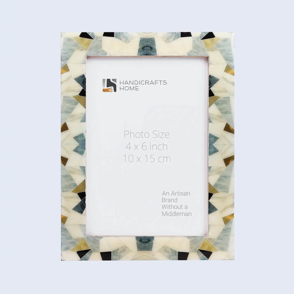 Picture Frame Pearlescent Prism Collection Mother of Pearl Multi – 3 Sizes
