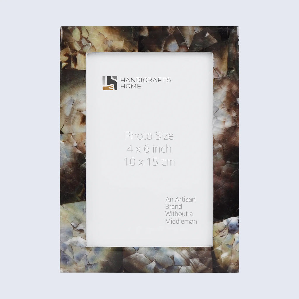 Picture Frame Rare Earth Infinity Collection Resin Inlay Multi – 3 Sizes