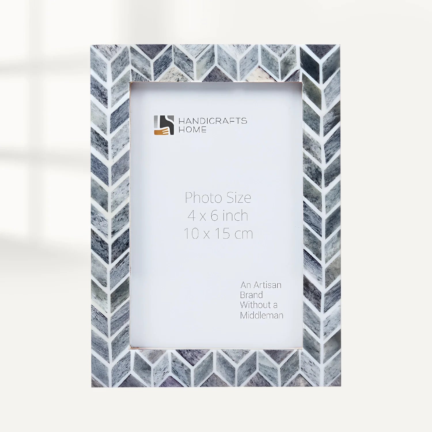 Grey Bone Inlay Picture Frame Arctic Smoke Col. 4x6 5x7 8x10