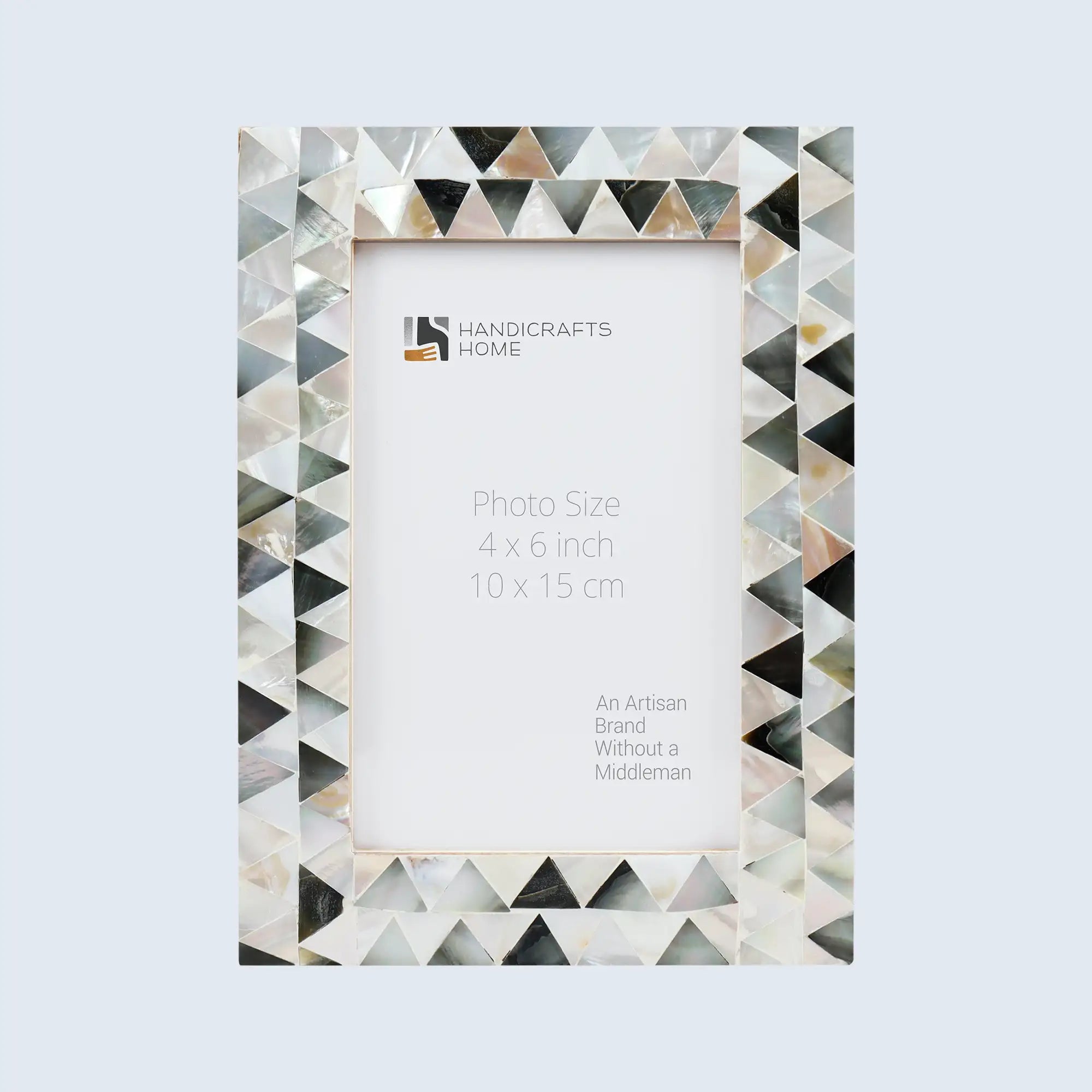 Picture Frames Pearlescent Abyss Collection Mother of Pearl White 3 Sizes