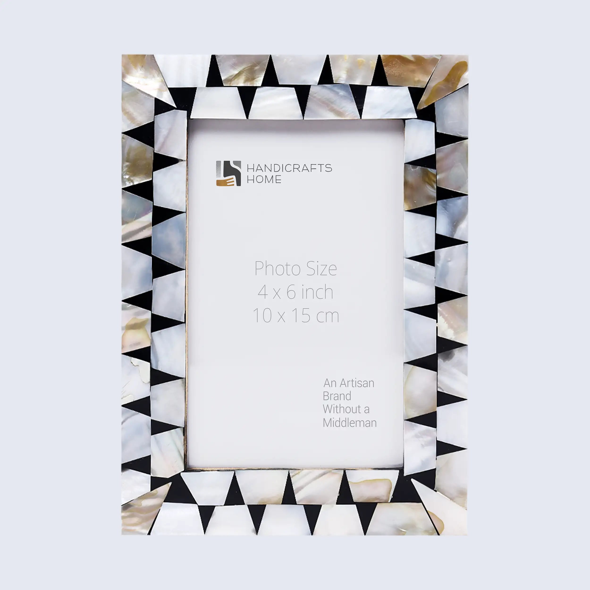 Picture Frames Pearlescent Flash Collection Mother of Pearl Resin White 3 Sizes