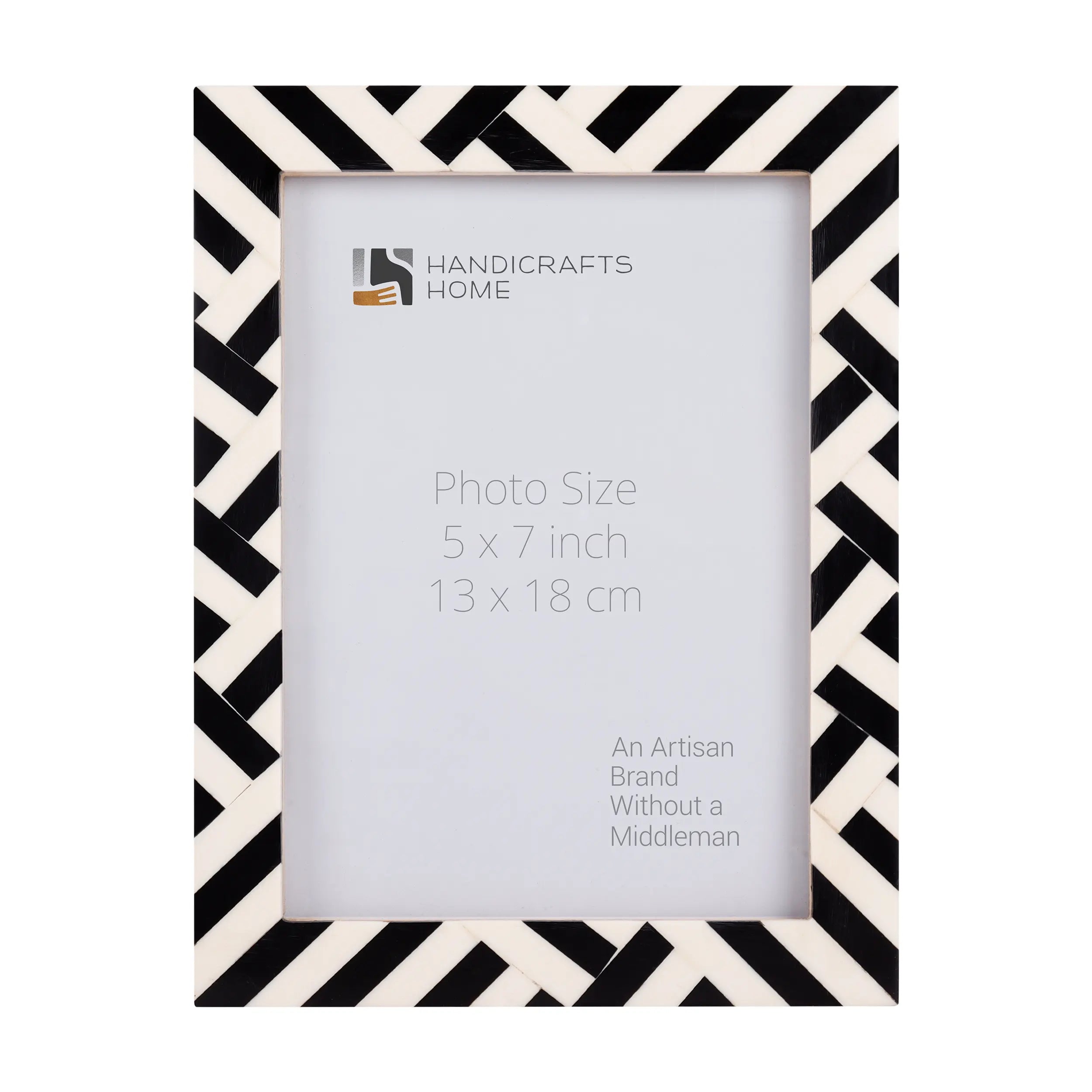 Picture Frame Avant Coco Collection Resin Inlay Black & White – 4x6, 5x7 & 8x10"