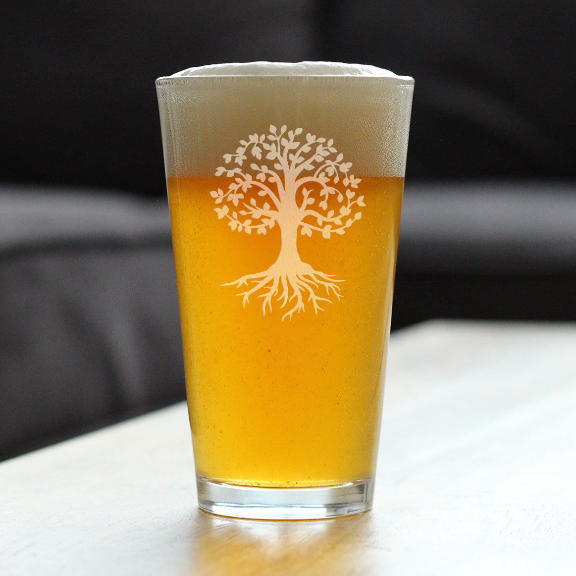 Tree Of Life - Pint Glass for Beer - Cute Family Themed Gifts and Decor - 16 oz Glass
