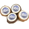 Custom White Chocolate Plaque Hand Dipped Sandwich Cookie- Single