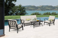 Puget 4-Piece Aluminum Living Room Set