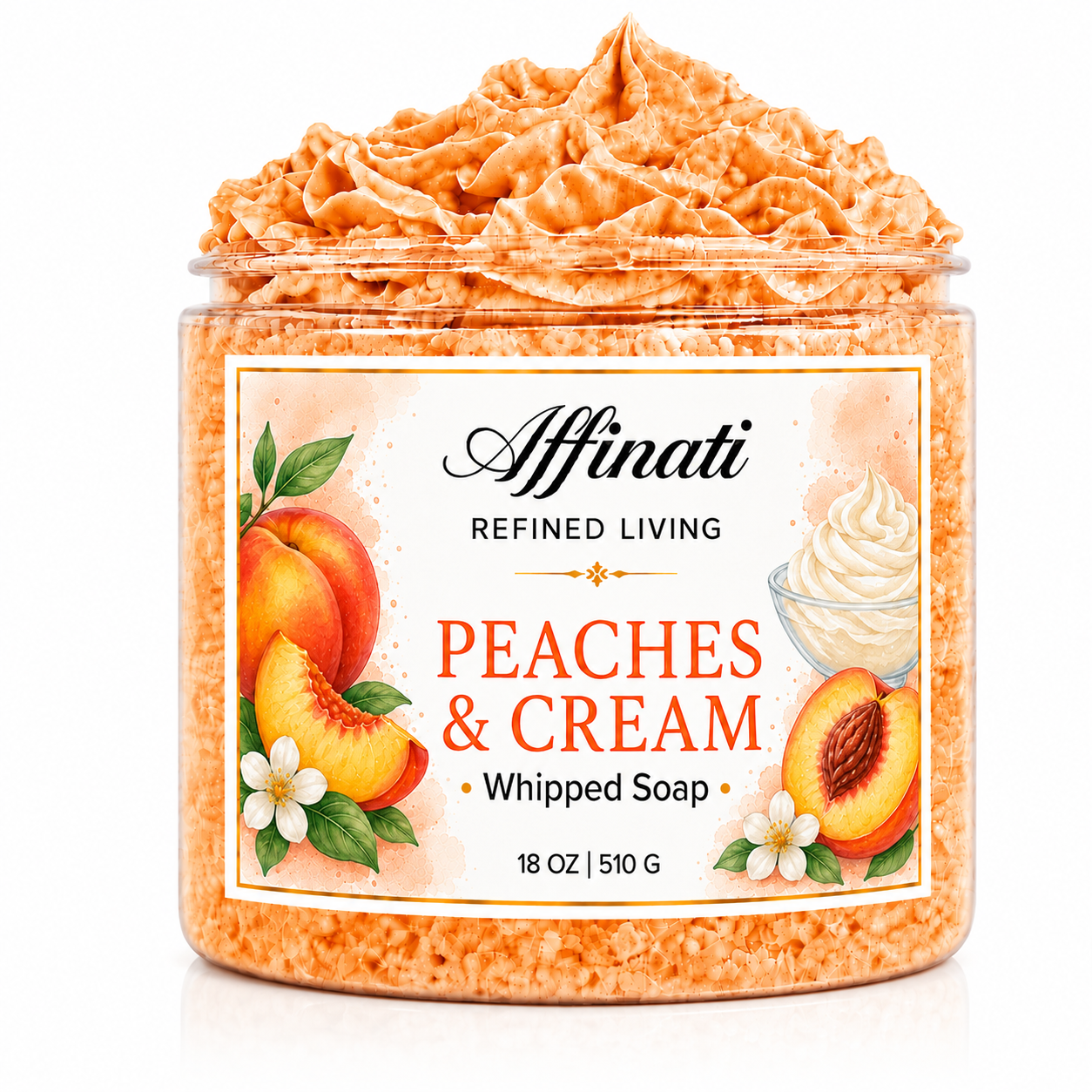 Peaches & Cream Whipped Soap
