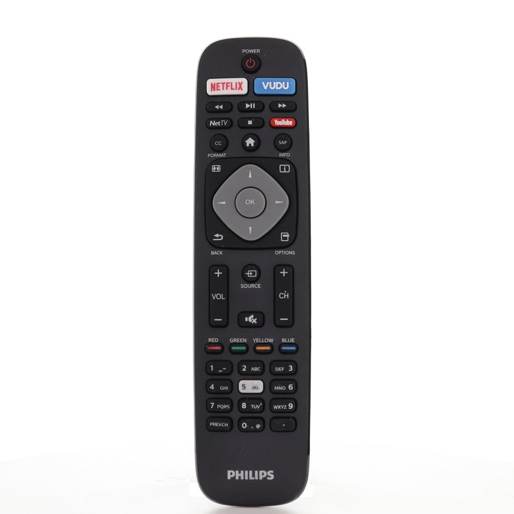 Philips NH503UP TV Remote Control with Netflix, Vudu, NetTV, YouTube Apps – NH503UP