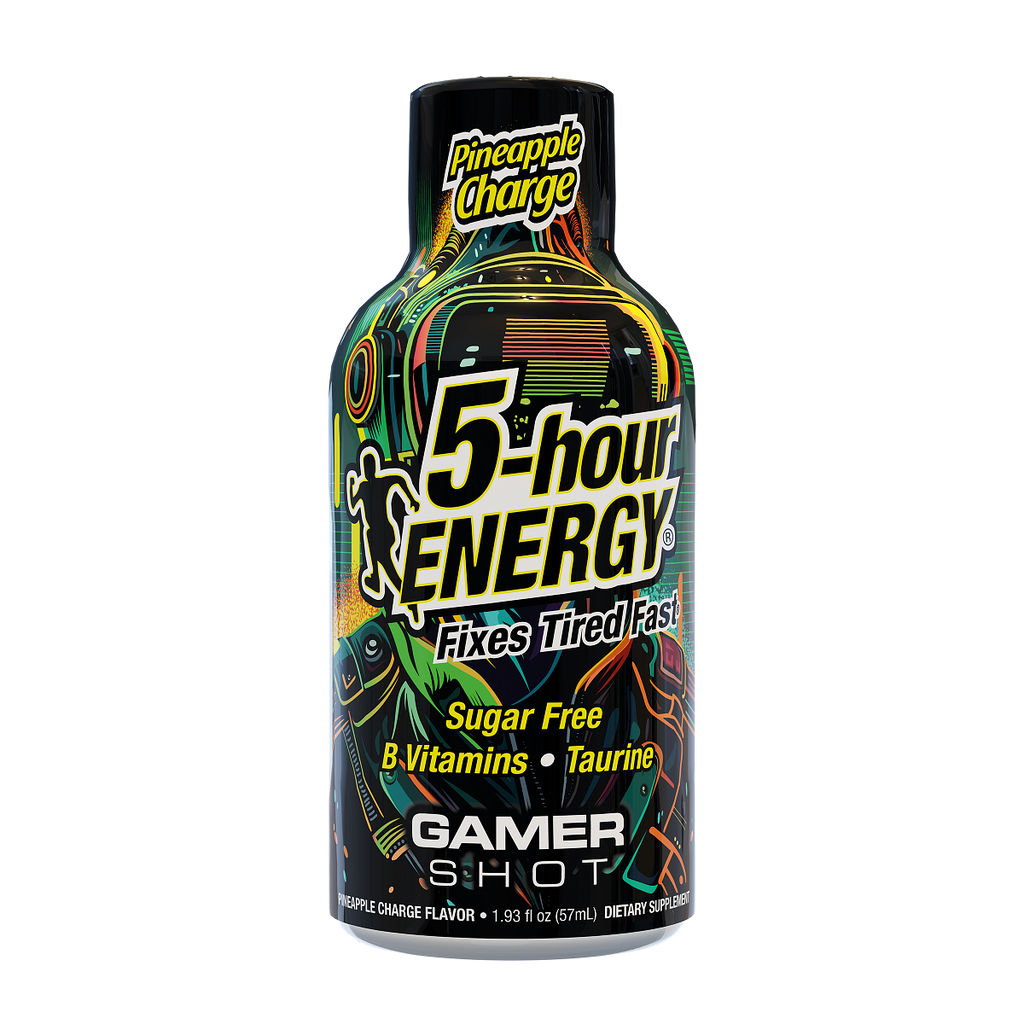 24 Pack 5-hour ENERGY Extra Strength Shots, Pineapple Charge Flavor, 1.93 Fl Oz