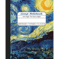 Comp Notebook: Van Gogh The Starry Night Wide Ruled Composition Notebook Journal for Students, College, School, Office, Work - Paperback