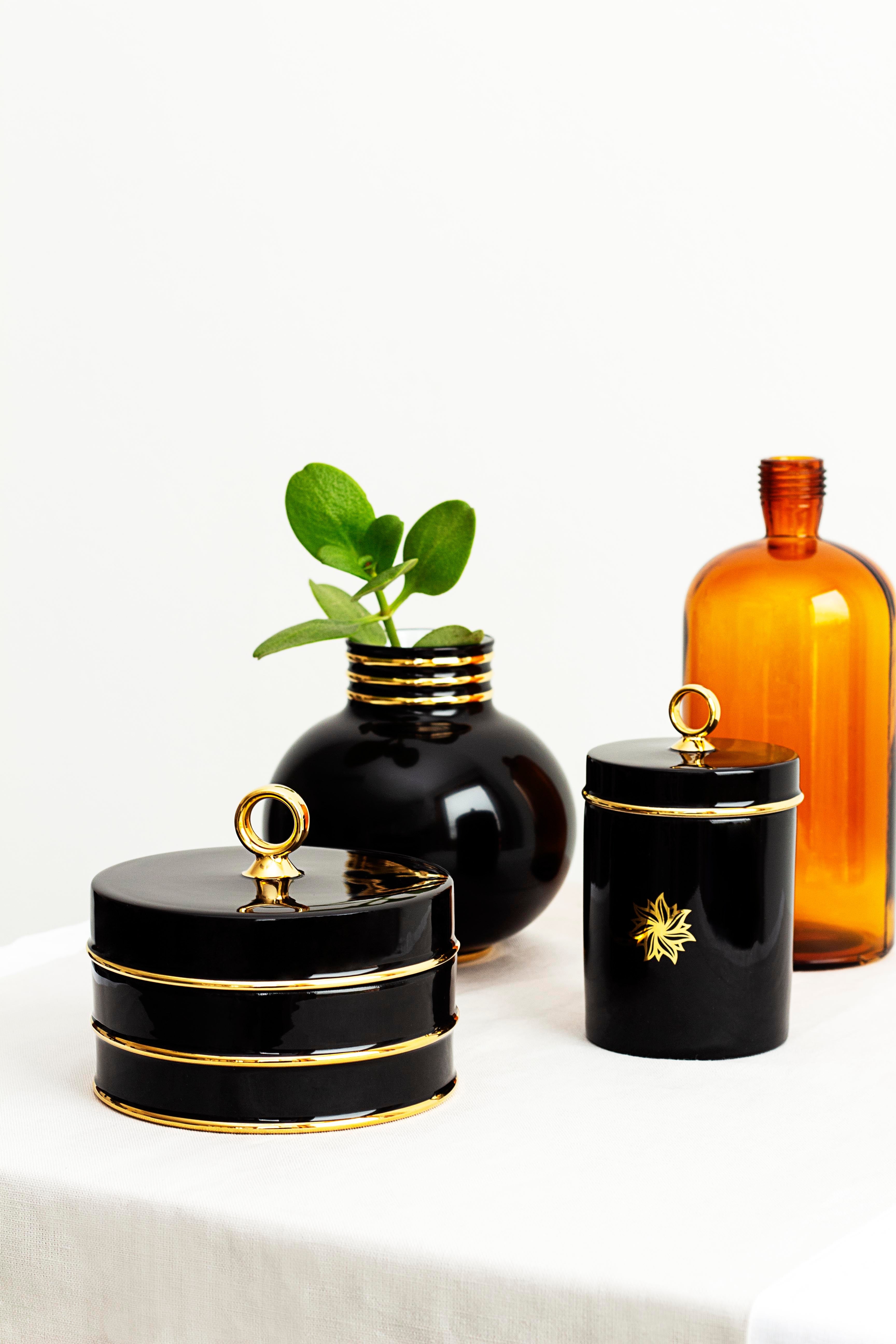 Arienne Black Accent Box