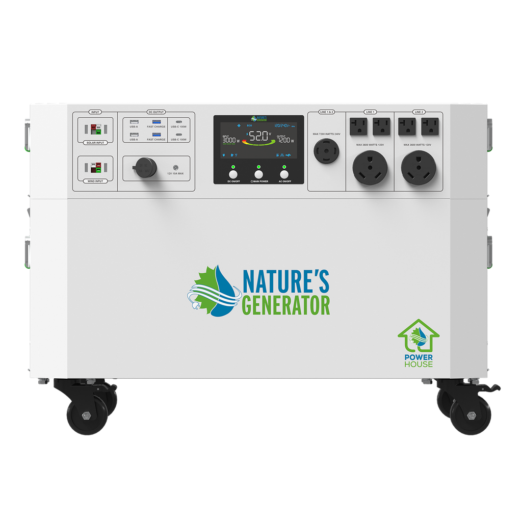 Powerhouse Gen 2 Solar Generator and Transfer Switch