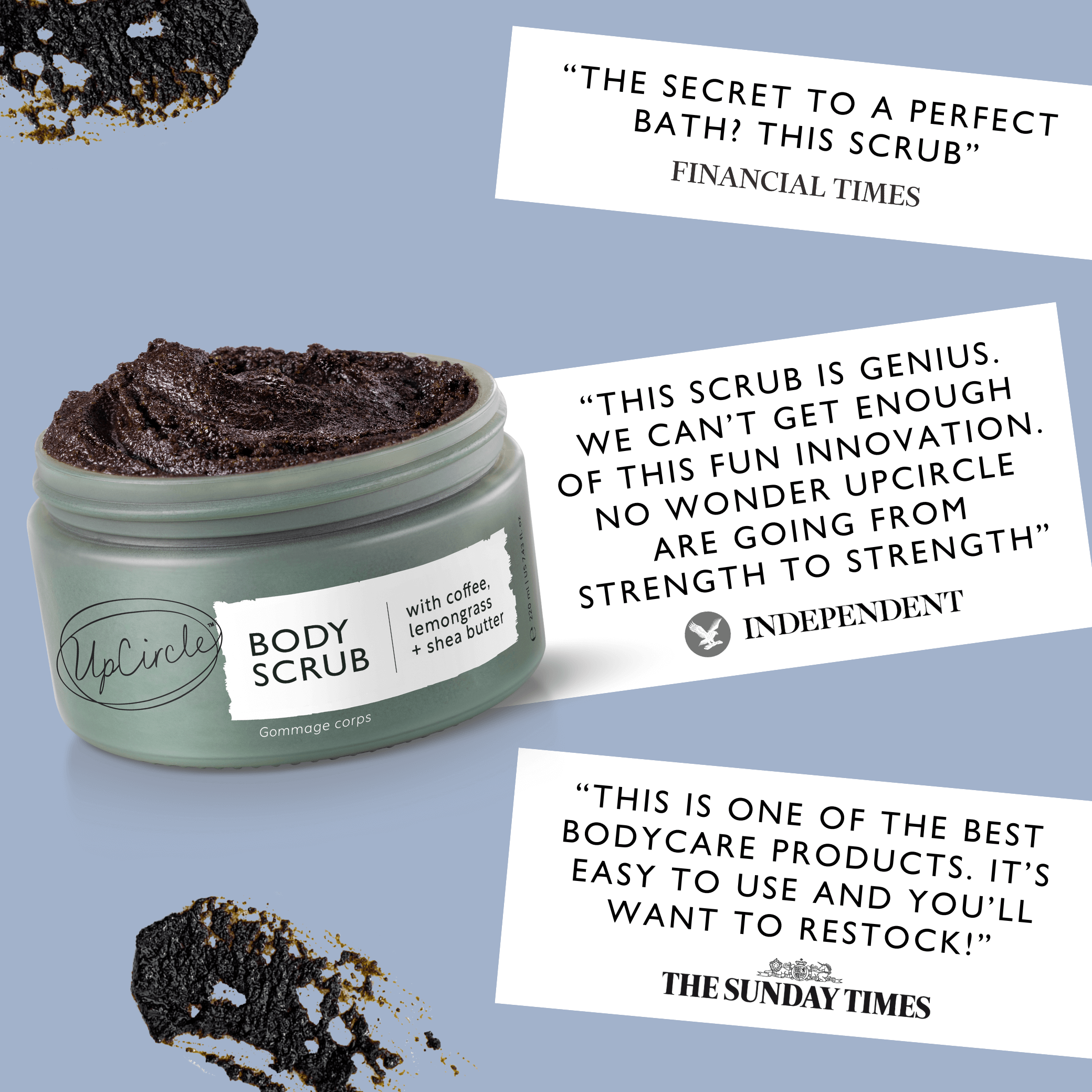 Coffee Body Scrub with Lemongrass