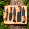 Premium Custom Knife Set for Chefs – Stainless Steel Blades & Pakkawood Handles