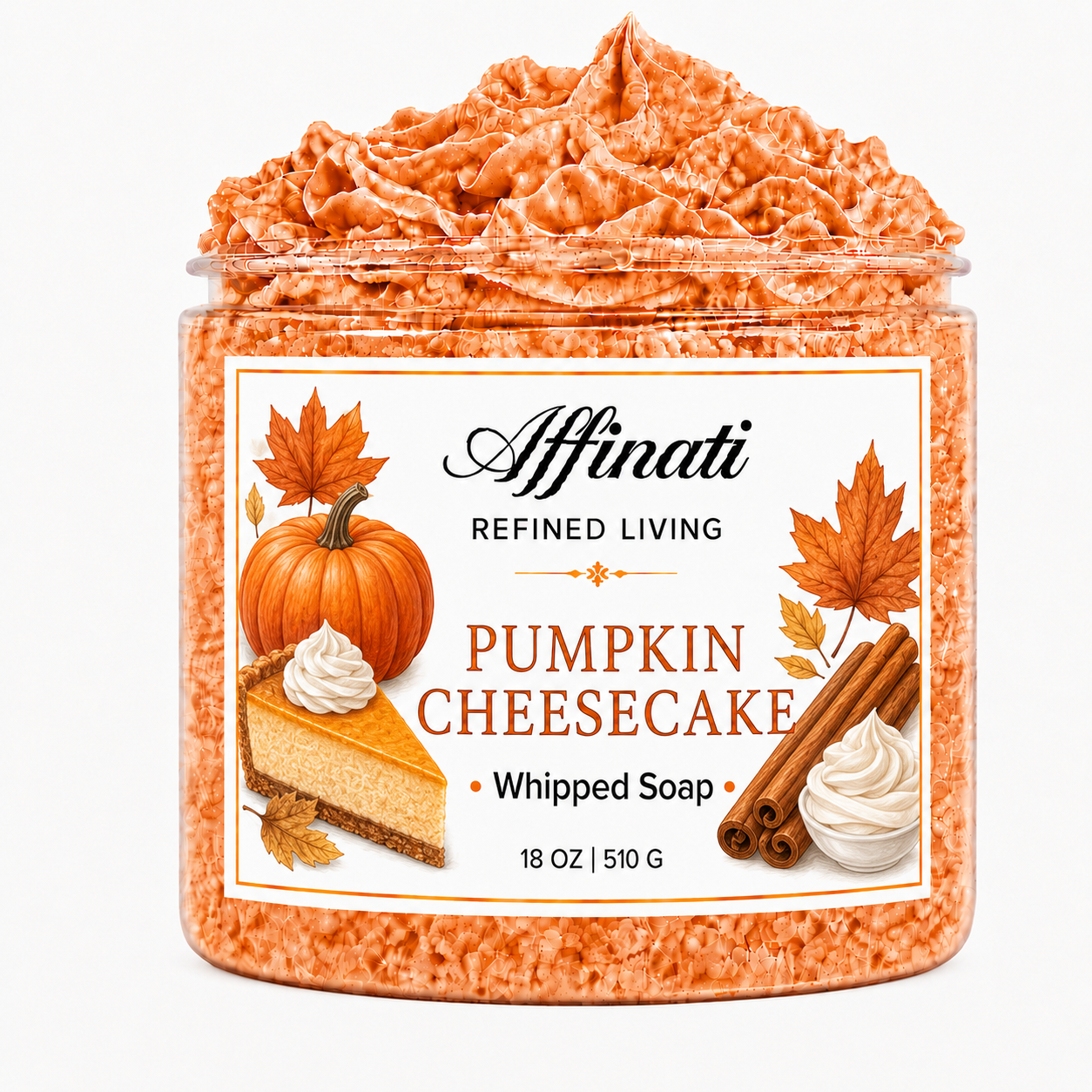 Pumpkin Cheesecake Whipped Soap