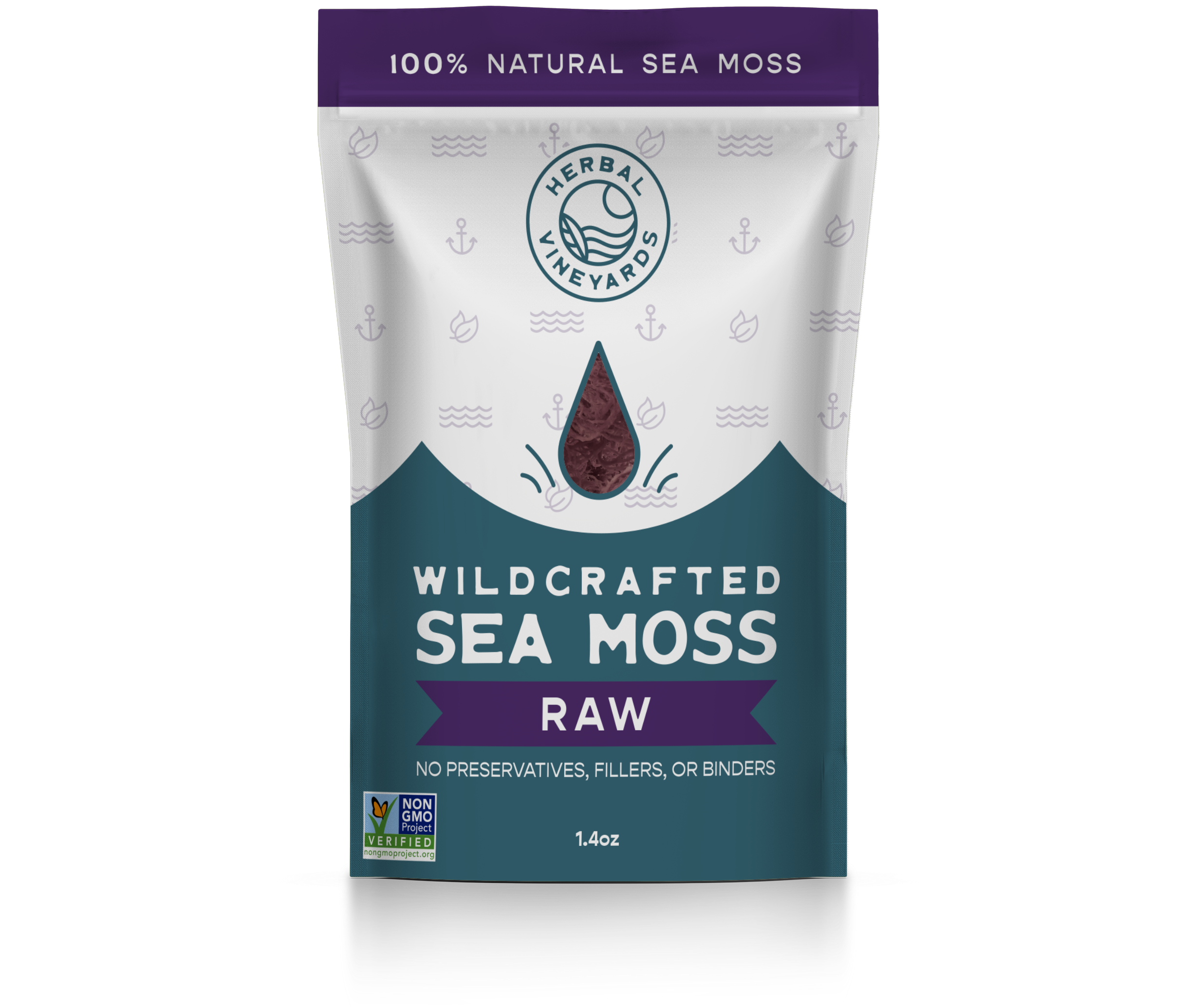 Premium Purple Raw Sea Moss (1.4 oz)