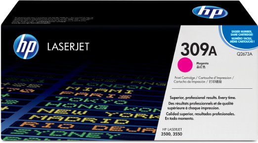 New, Pre-Owned - HP 309A Standard-Yield Magenta Toner Cartridge, Q2673A