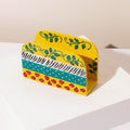 Stylish Napkin & Blessing Holder – Hand-Painted Aluminum – ColorPop Series