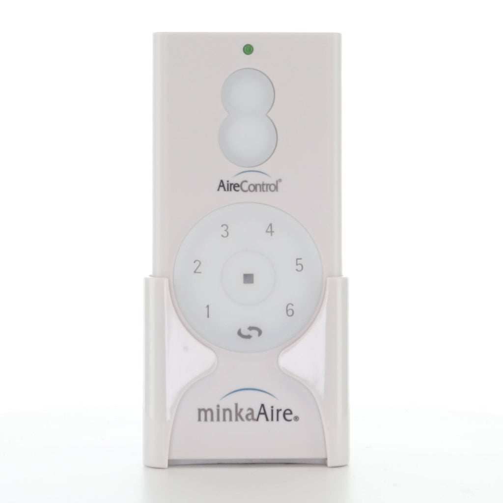 Minka-Aire RC500 / TR110BL DC Ceiling Fan Remote Control | 6-Speed with Reverse Function – Compatible with Aviation, Napoli II, Pancake, Tear, Alva Models - RC500