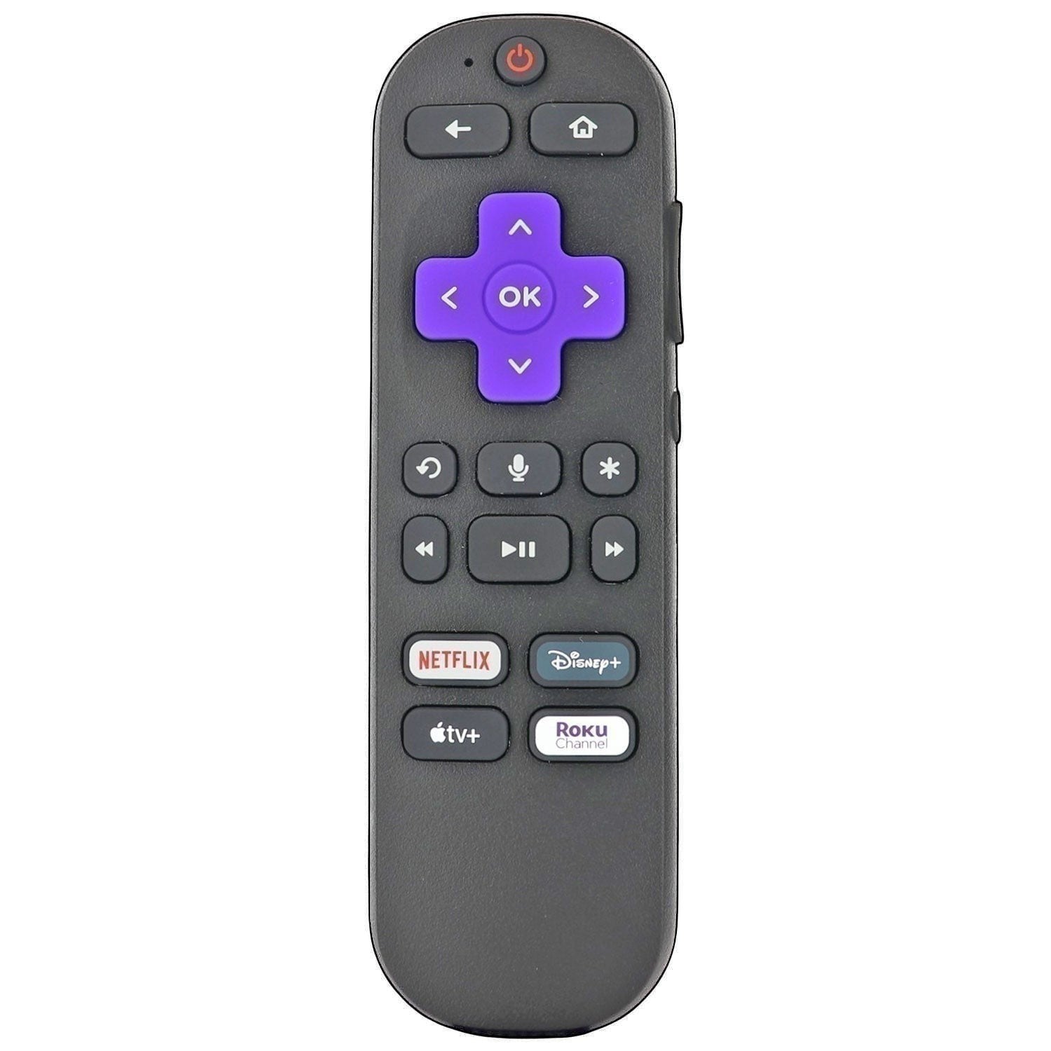 Substitute for Roku RC-07 ROKU 2 Streaming Remote Control 9026000168 [RCGZ1, NO HEADPHONE JACK]