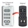 Harbor Breeze FA0188A Ceiling fan Remote Control for Boltz III, Mac III, Reverdy, and Crestwell Fans - A25-FA0188A