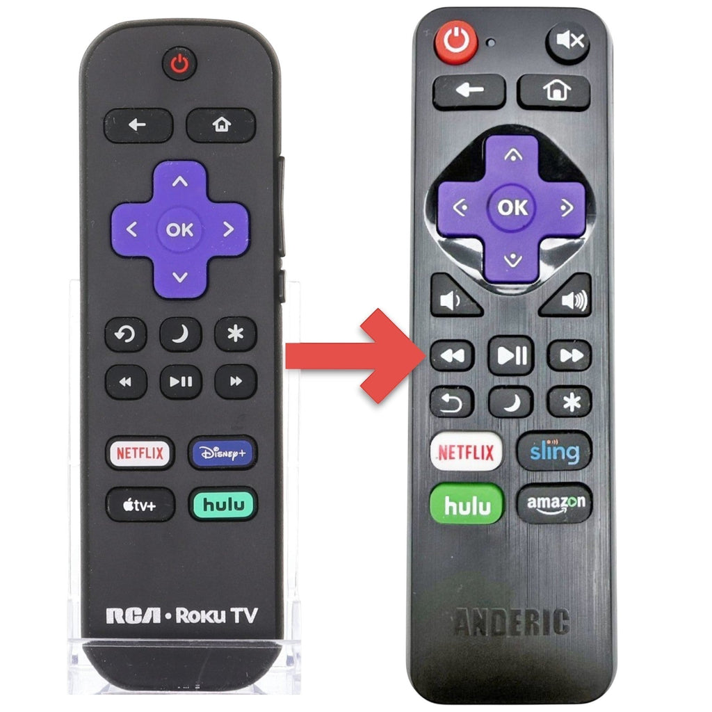 Substitute for RCA RC-ALIR 2022 ROKU TV Remote Control 3226001028 [RRLF26]