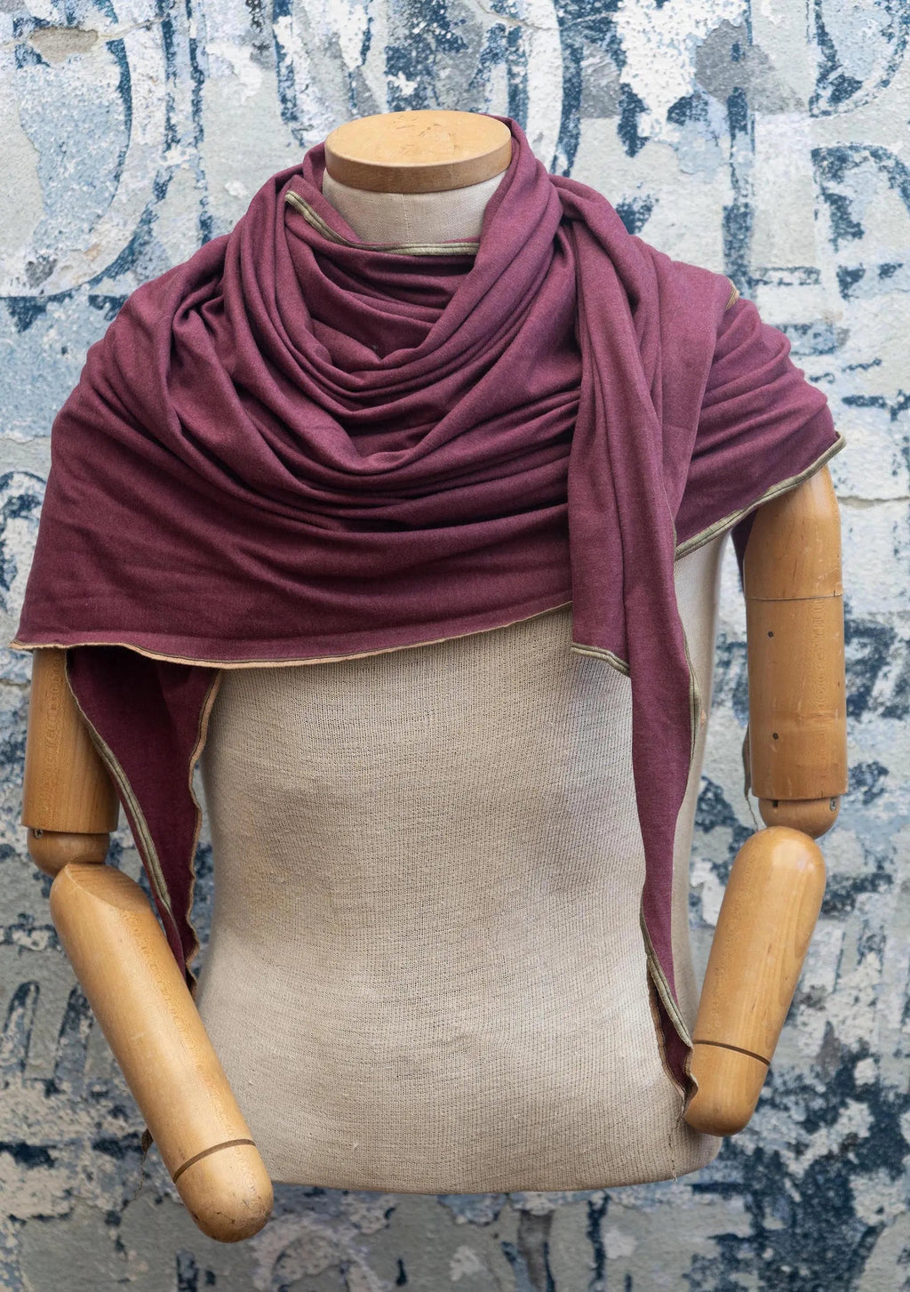 Mulberry Heathered Snuggles Scarf