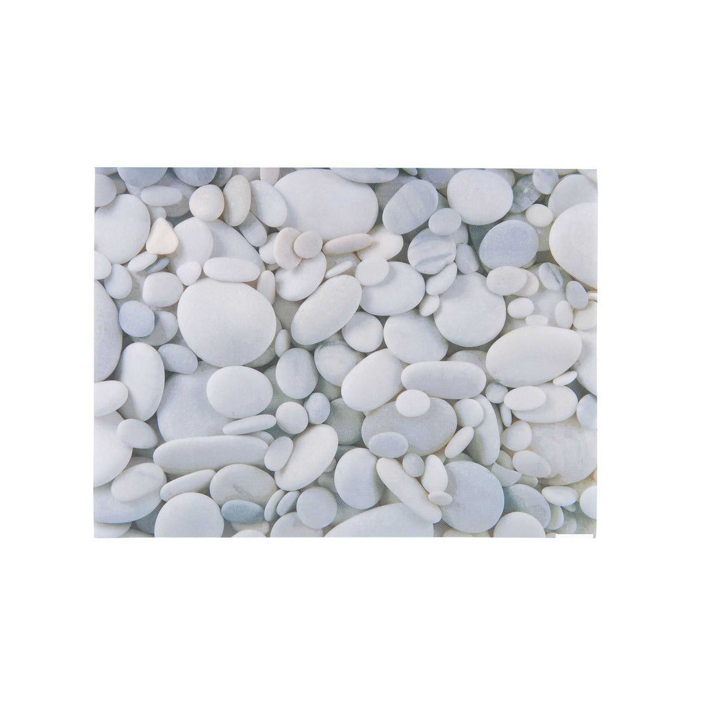 Chef 101 Rectangle River Stone Paper Placemat - Semi-Disposable, 10 Uses - 11 3/4" x 15 3/4" - 12 count box
