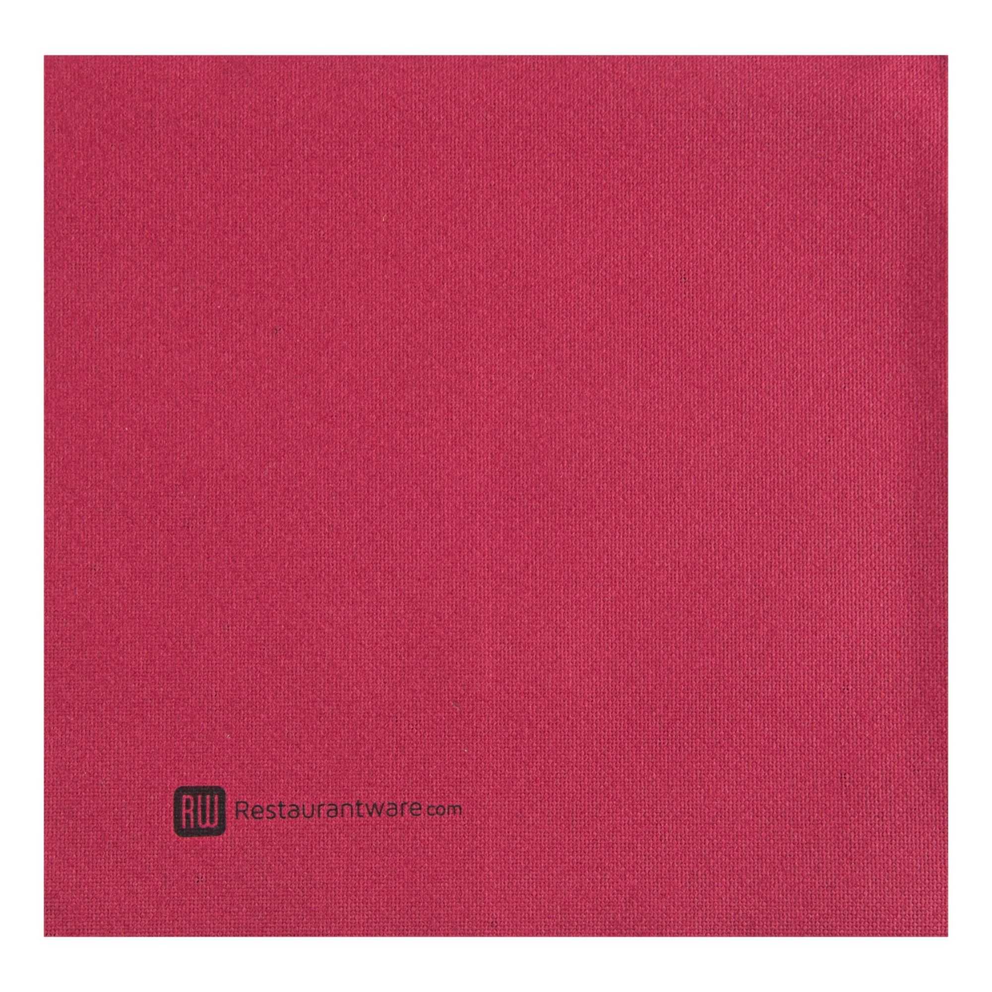 Luxenap Square Bordeaux Paper Napkin - Air Laid - 15 3/4" x 15 3/4" - 25 count box