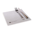 Luxenap Square Gray Paper Napkin - Micropoint, 2-Ply - 15 1/2" x 15 1/4" - 1800 count box