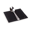 Luxenap Square Black Cotton Cocktail Napkin - Organic, Disposable - 4 1/2" x 4 1/2" - 500 count box