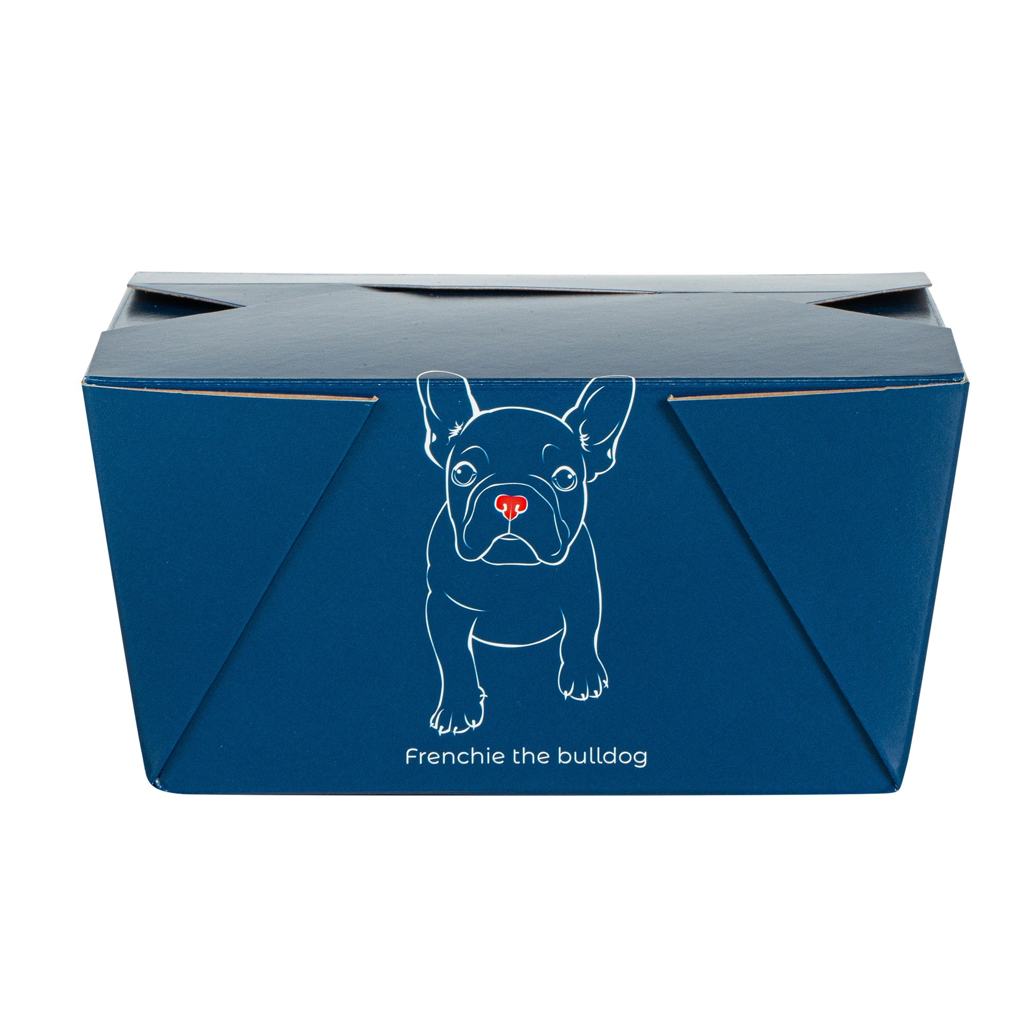 Bio Tek 30 oz Rectangle Frenchie Paper #1 Bio Box Take Out Container - 5" x 4" x 2 1/2" - 50 count box
