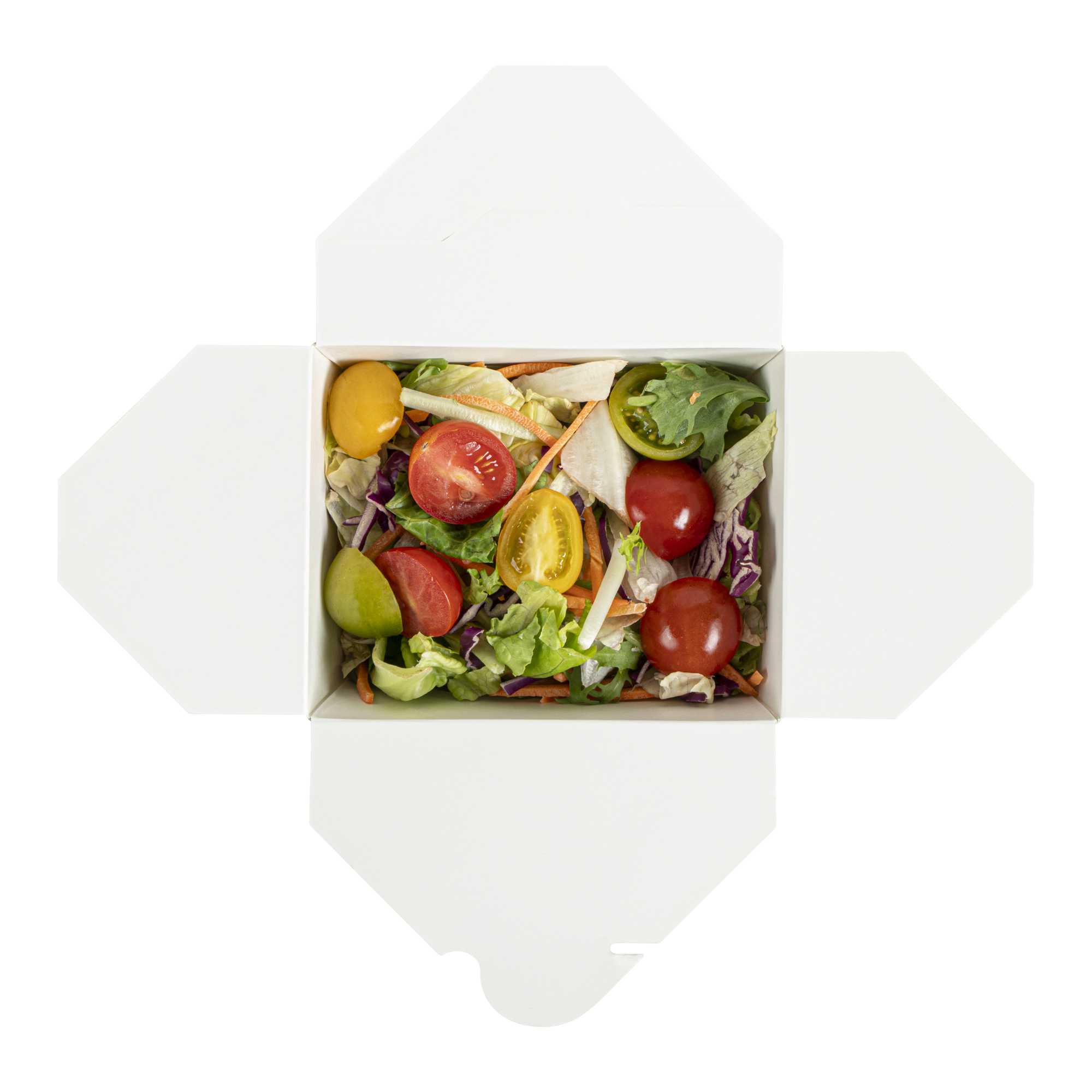 Bio Tek 30 oz Rectangle Gray Paper #1 Bio Box Take Out Container - 5" x 4" x 2 1/2" - 200 count box