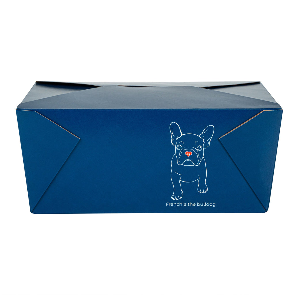 Bio Tek 98 oz Frenchie Paper #4 Bio Box Take Out Container - 8 1/2" x 6 1/4" x 3 1/2" - 200 count box