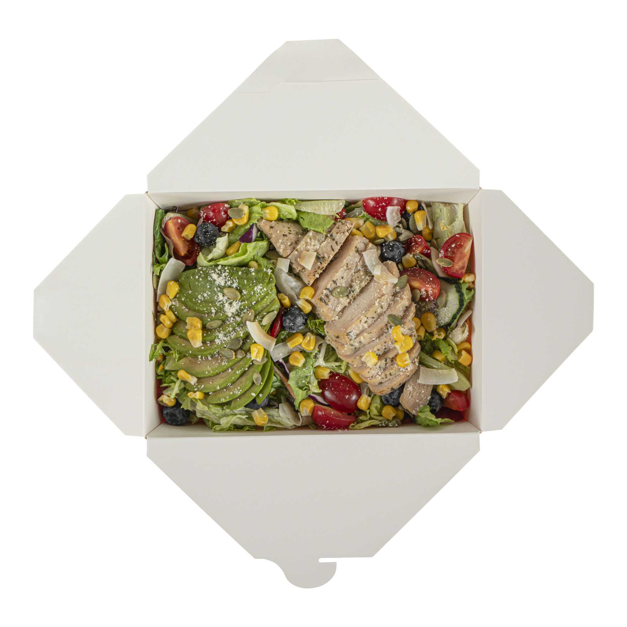 Bio Tek 98 oz Rectangle Red Paper #4 Bio Box Take Out Container - 8 1/2" x 6 1/4" x 3 1/2" - 200 count box