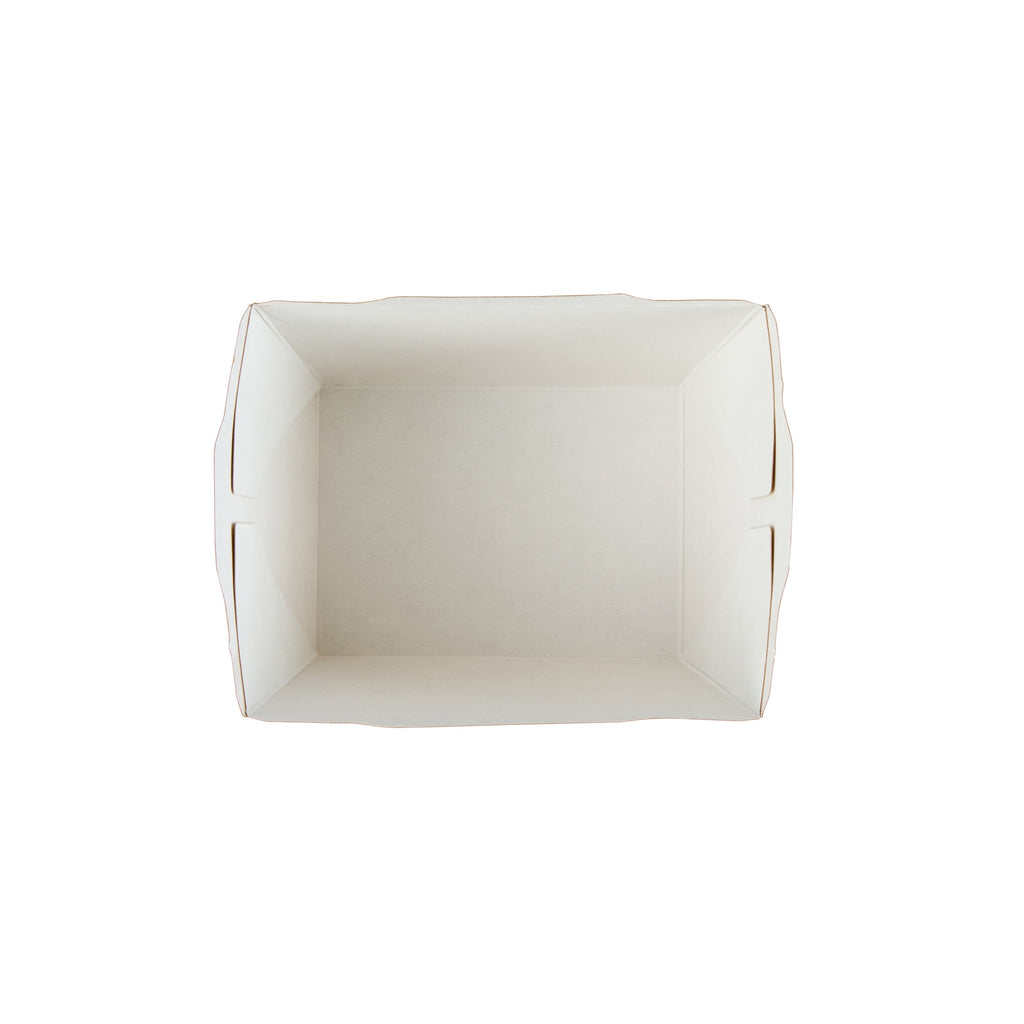 Cafe Vision 17 oz Rectangle Kraft Paper Small Click Lock Container - 4 1/4" x 3 1/4" x 2 3/4" - 200 count box