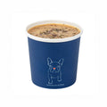 Bio Tek 12 oz Round Frenchie Paper Soup Container - 3 1/2" x 3 1/2" x 3 1/2" - 200 count box