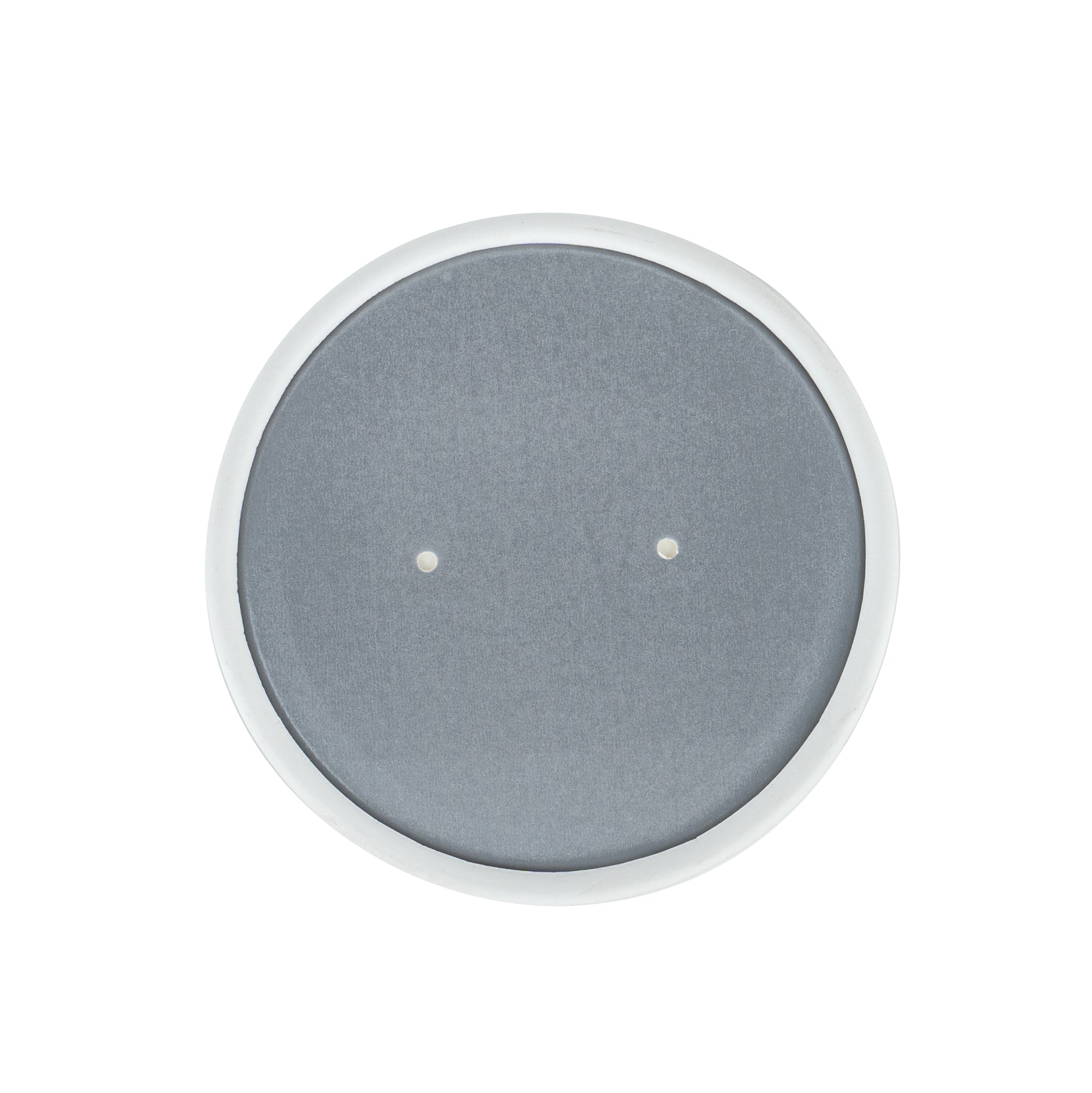 Bio Tek Round Gray Soup Container Lid - White Rim, Fits 12 oz - 200 count box