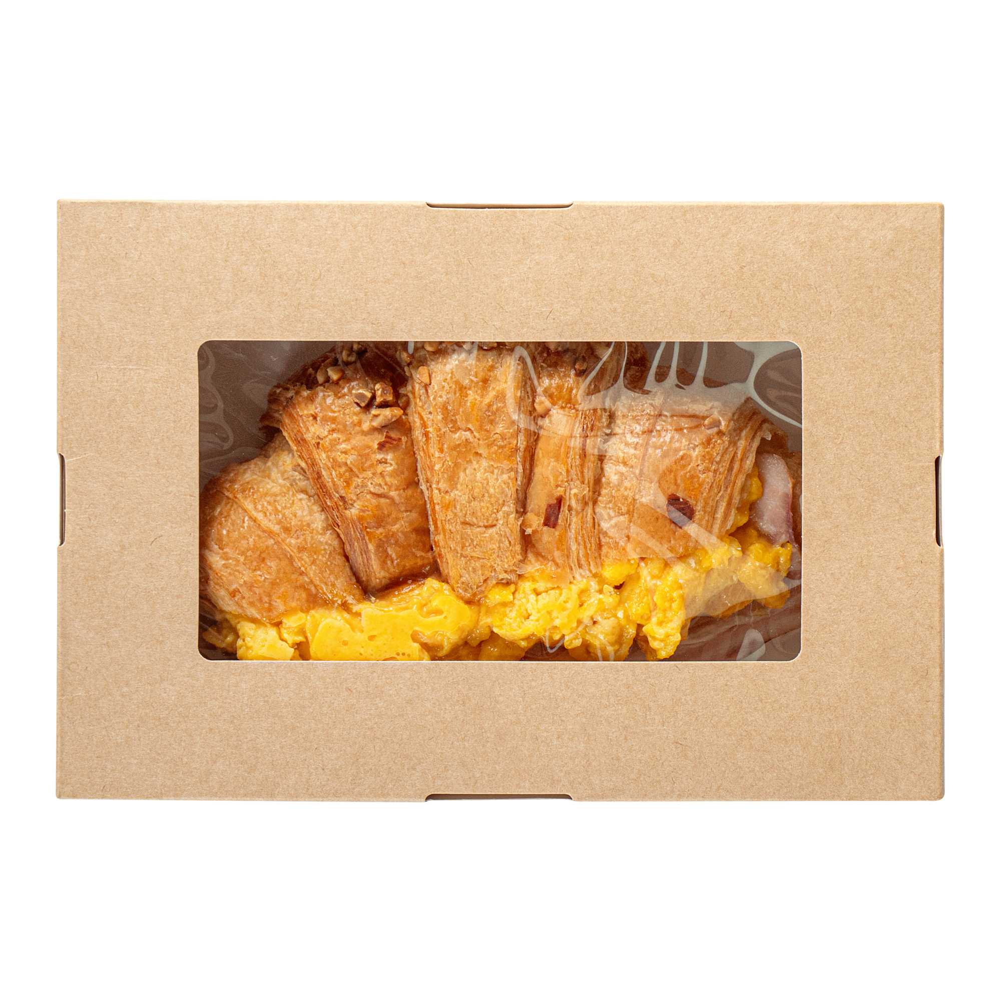 Cafe Vision 28 oz Rectangle Kraft Paper Small Take Out Container - 7 1/2" x 5" x 1 1/2" - 25 count box