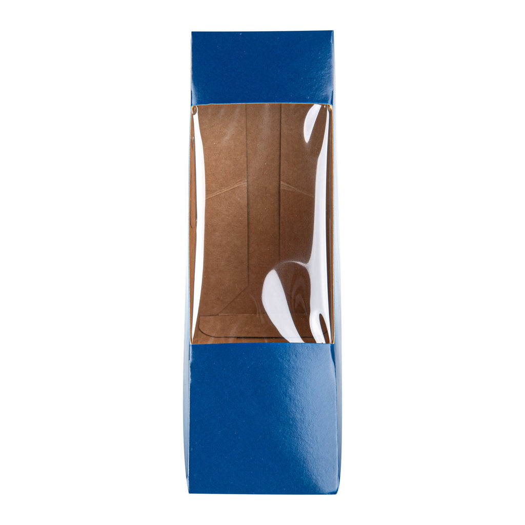 Cafe Vision Triangle Frenchie Paper Small Sandwich Box - 4 3/4" x 4 3/4" x 2" - 200 count box
