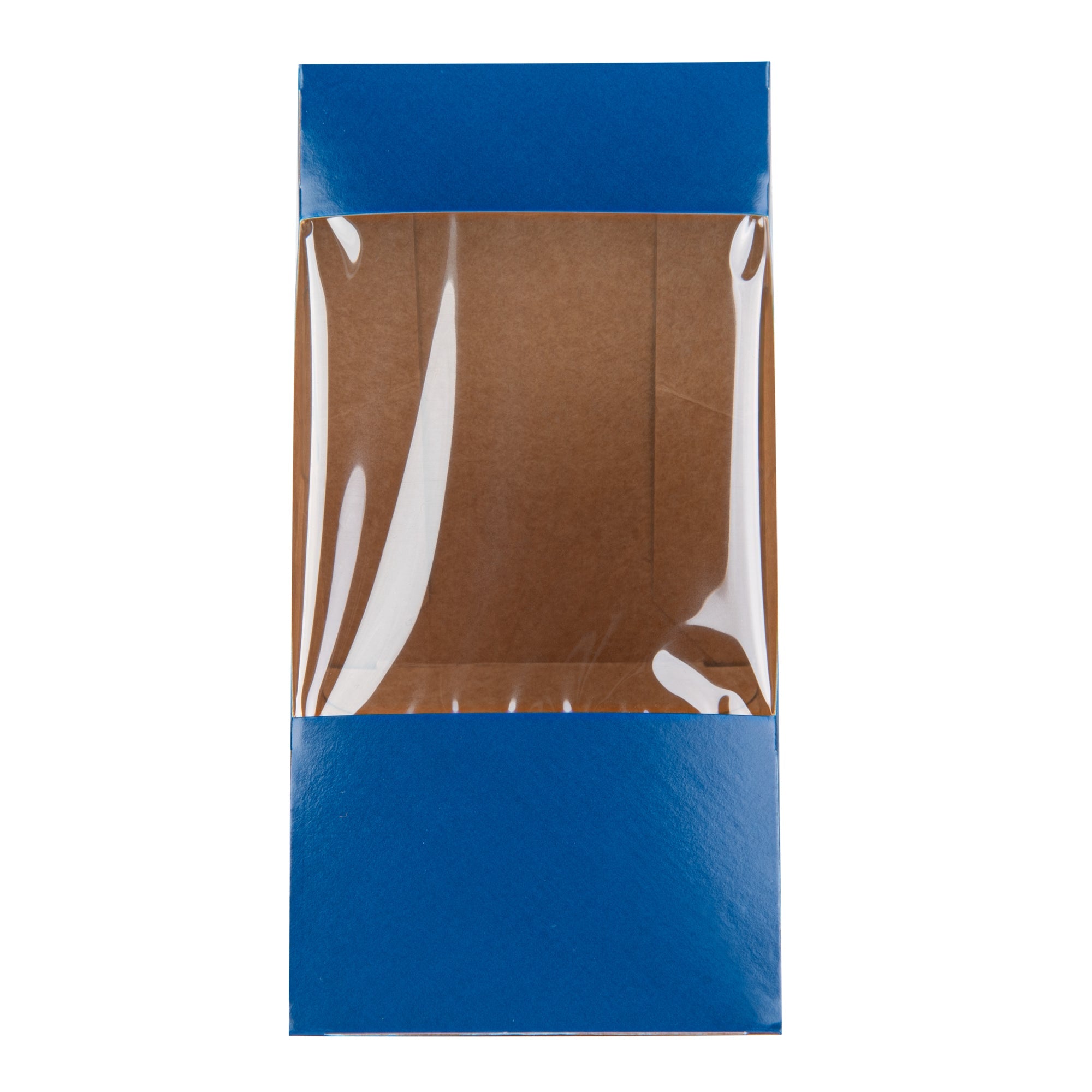 Cafe Vision Triangle Frenchie Paper Medium Sandwich Box - 4 3/4" x 4 3/4" x 2 3/4" - 25 count box