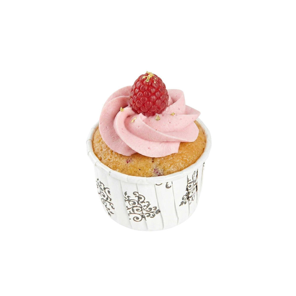 Panificio 2 oz Round Vintage Floral Paper Medium Baking Cup - Pleated - 2 1/4" x 2 1/4" x 1 1/2" - 200 count box