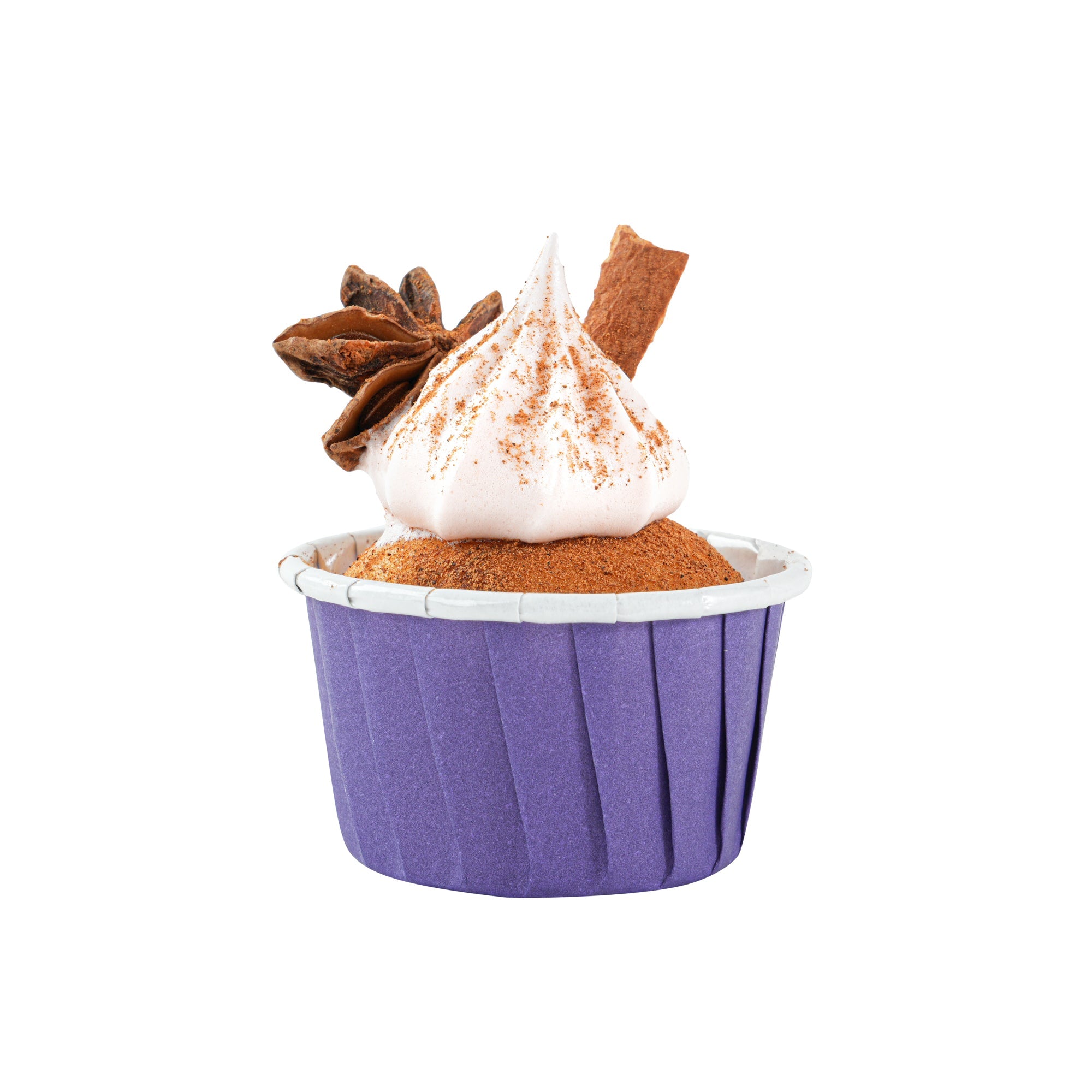 Panificio 1 oz Round Purple Paper Small Baking Cup - Pleated - 2" x 2" x 1 1/4" - 200 count box