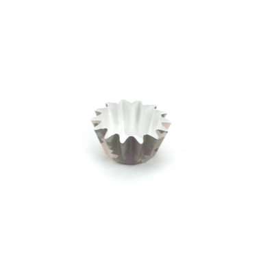 Panificio 0.4 oz Camouflage Floral Paper Mini Baking Cup - Flared - 2" x 2" x 1/2" - 200 count box