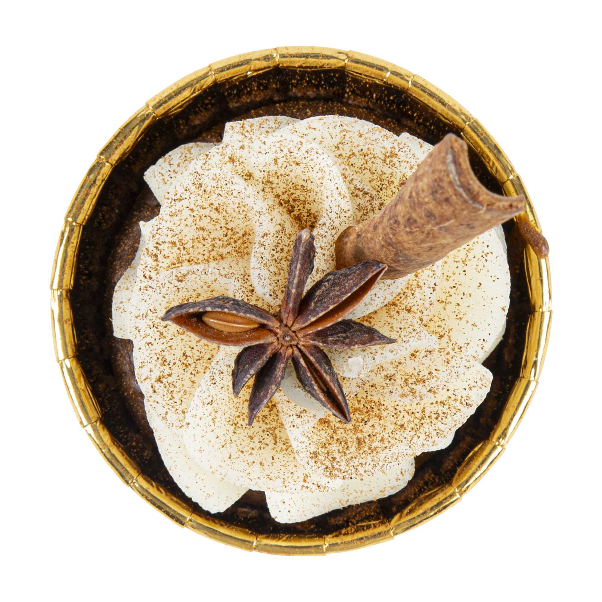 Panificio 3 oz Round Rose Gold Paper Small Baking Cup - Pleated - 2 1/2" x 2 1/2" x 1 1/2" - 200 count box