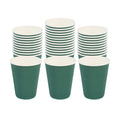 Restpresso 12 oz Forest Green Paper Coffee Cup - Ripple Wall - 3 1/2" x 3 1/2" x 4 1/4" - 500 count box