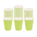 Restpresso 12 oz Eco Green Paper Coffee Cup - Ripple Wall - 3 1/2" x 3 1/2" x 4 1/4" - 25 count box
