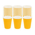 Restpresso 12 oz Yellow Paper Coffee Cup - Ripple Wall - 3 1/2" x 3 1/2" x 4 1/4" - 25 count box