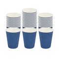 Restpresso 12 oz Midnight Blue Paper Coffee Cup - Ripple Wall - 3 1/2" x 3 1/2" x 4 1/4" - 25 count box