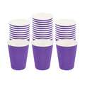 Restpresso 12 oz Royal Purple Paper Coffee Cup - Ripple Wall - 3 1/2" x 3 1/2" x 4 1/4" - 25 count box