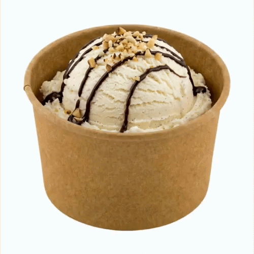 Coppetta 3 oz Round Kraft Paper To Go Cup - 3" x 3" x 1 3/4" - 50 count box